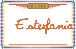 EstefaniaдӢ